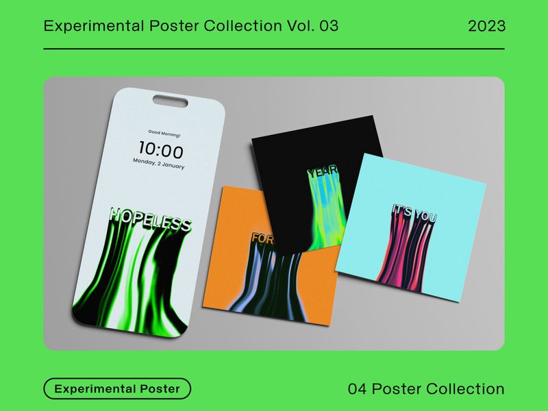 Fluid Text Poster 03