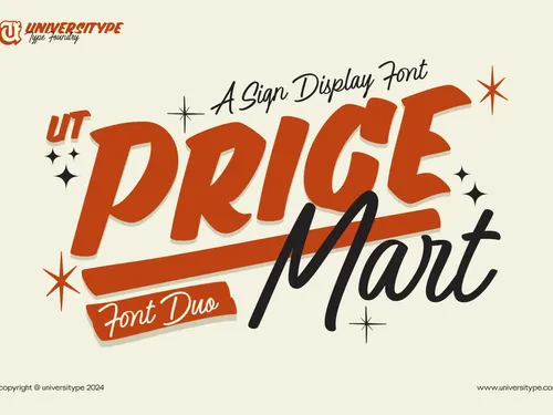 UT Price Mart Font Duo - Universitype