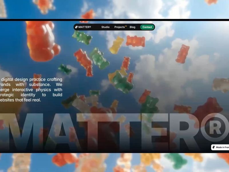 Meet Mattter® — my latest Framer template is now live on the  @framer  marketplace!