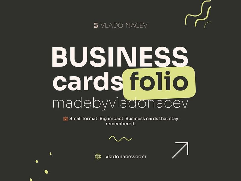 Business Card Design — Small Format, Big Impact | by madebyvladonacev | May, 2025 | Medium