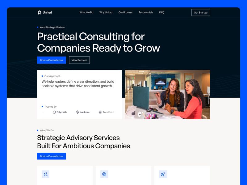 United Consulting – High-converting consulting and marketing template