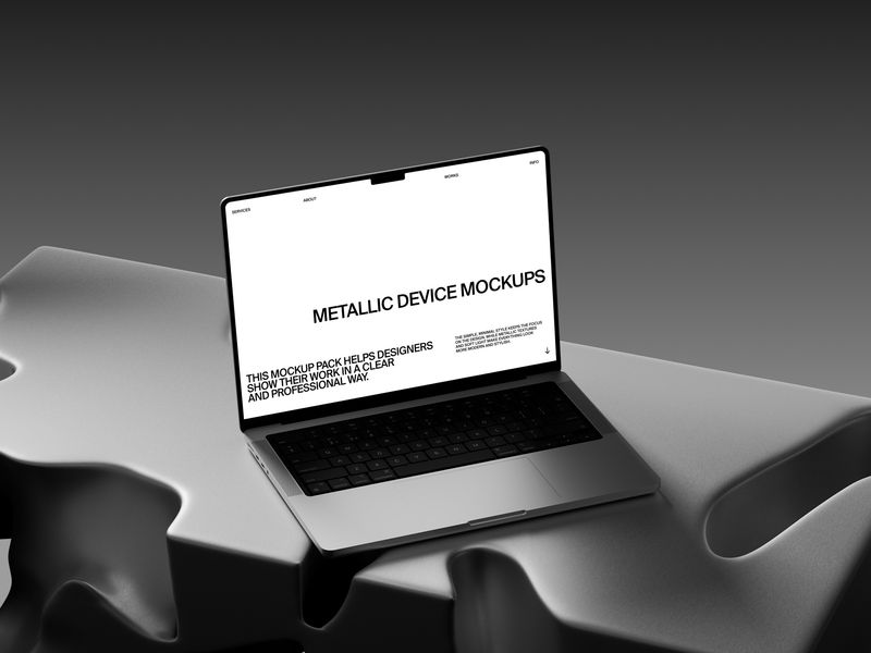 Metallic Apple Device Mockups | WANNATHIS.ONE