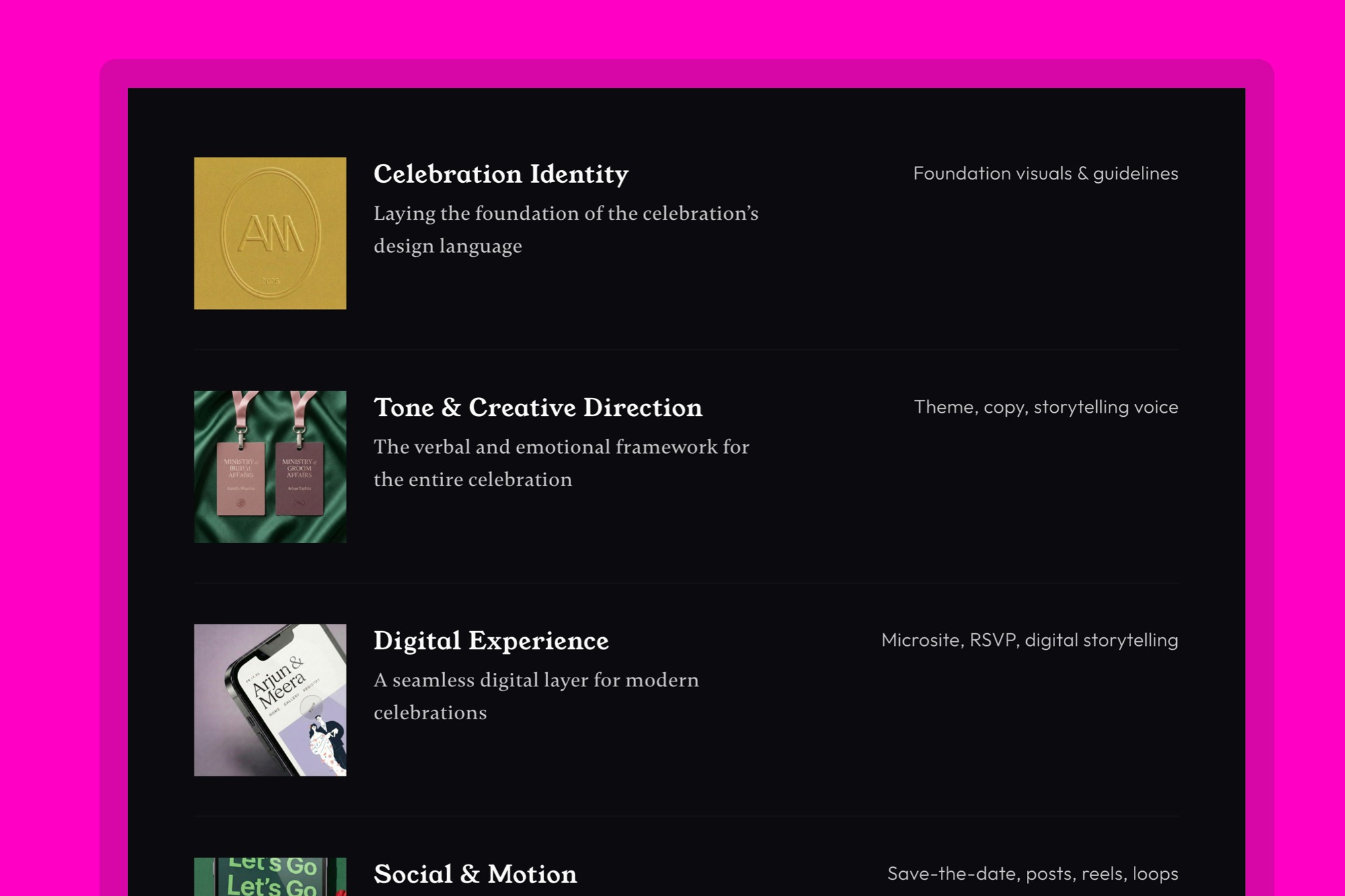 Presentable — Brand Identity & Website for a Celebration & Lifestyle Design Studio Image 4