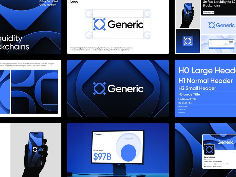 Generic — Brand Identity & Investor Deck Design