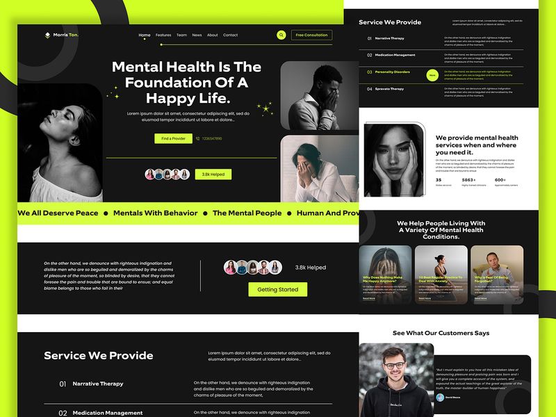 Mental Health Consulting Website