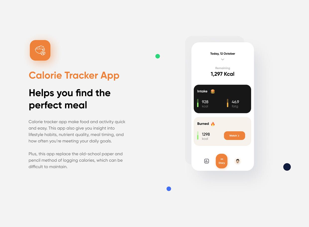 Calorie Tracker App UI/UX Case Study by Iqbal Hossain on Muzli
