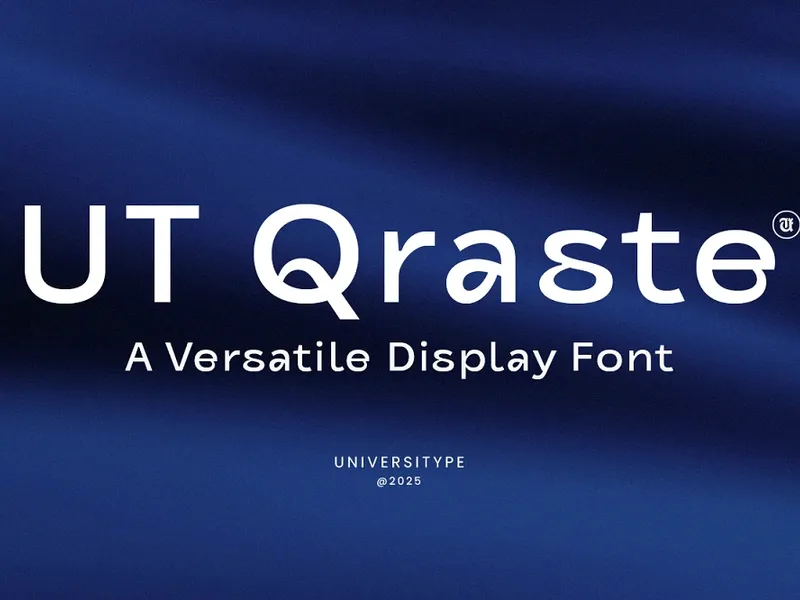 UT Qraste: A Versatile Display Font