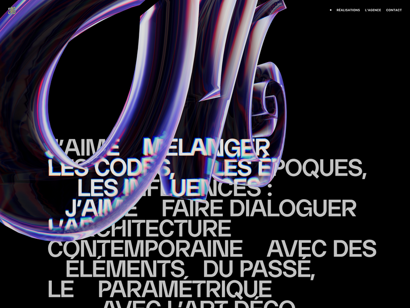 Jessica Mille Architecte - Awwwards SOTD