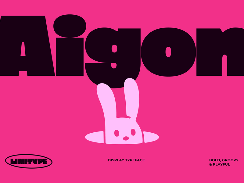 Aigon - Bold Display Font