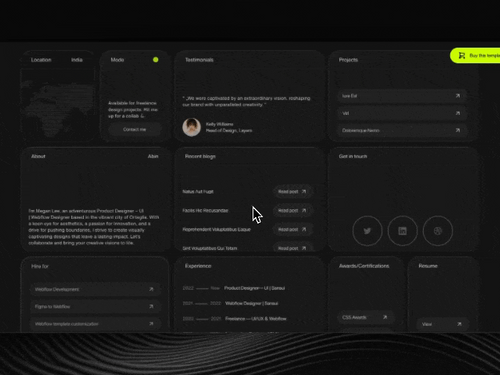 Eclipse Webflow Template