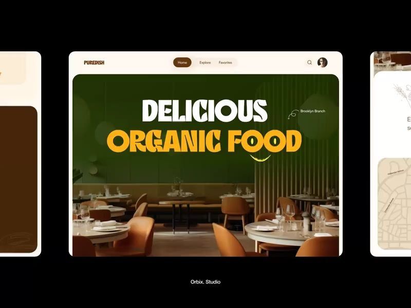 Restaurant Landing Page | PureDish
