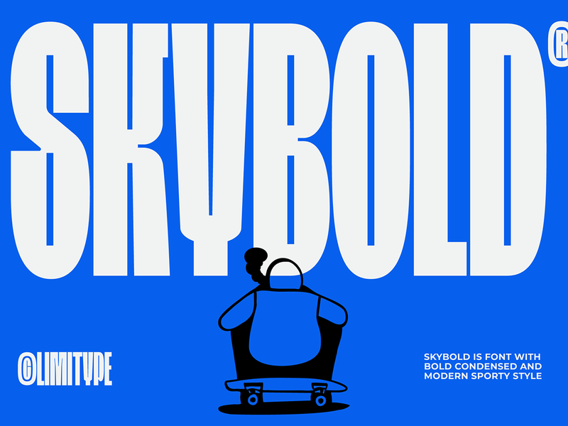 Skybold - Condensed Font
