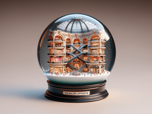 Festive Visuals for Galeries Lafayette