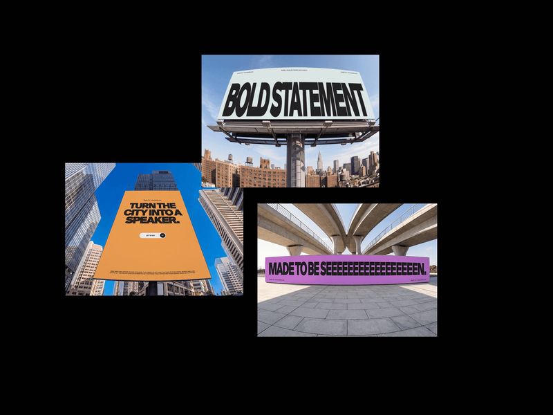 Wide Angle Billboard Mockups