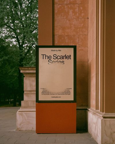 The Scarlet Series 02 | Citylight Mockup | Made by Attic