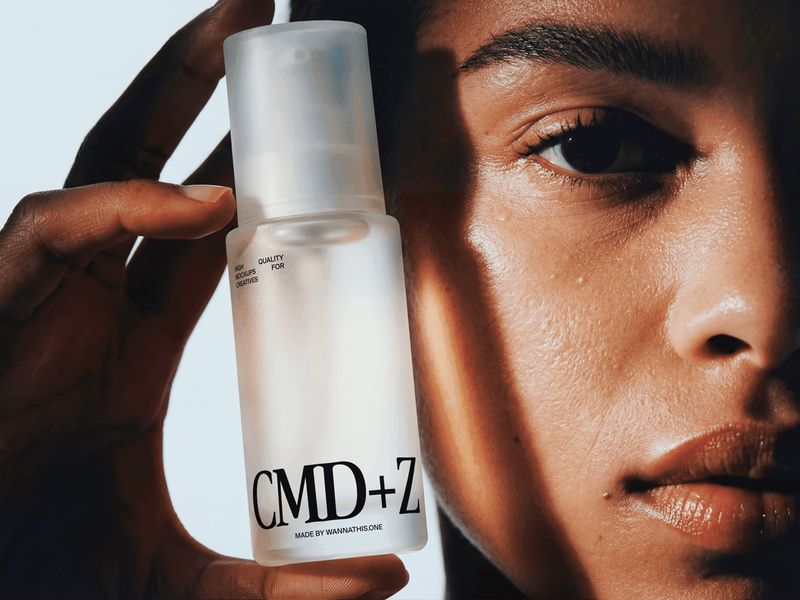 Skincare Serum Bottle Portrait Mockup