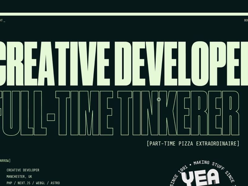 Tom Barrow | Creative Developer