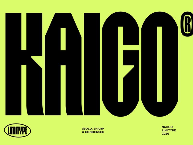 Kaigo - Bold Condensed Font
