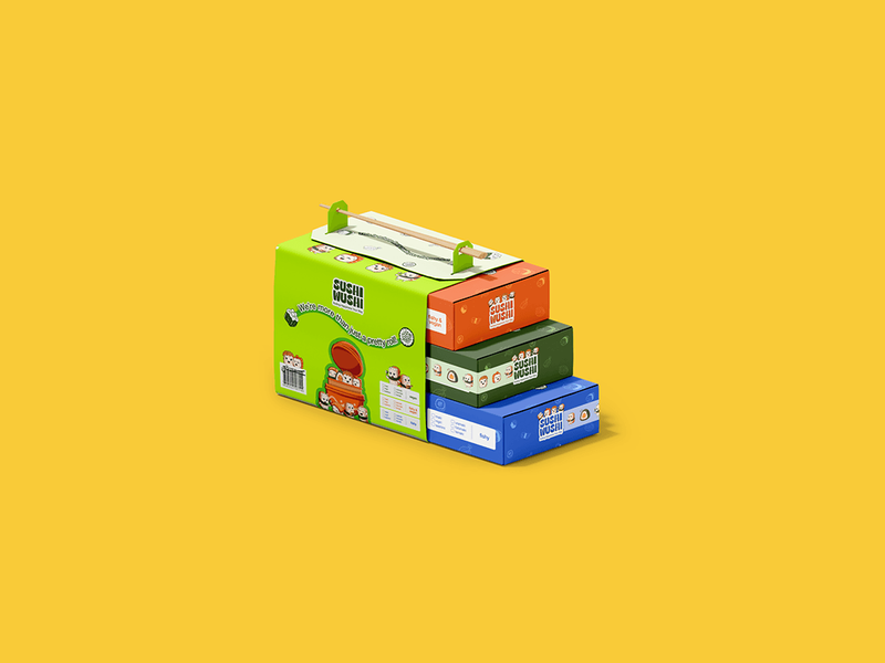 SushiWushi Packaging and Illustrations