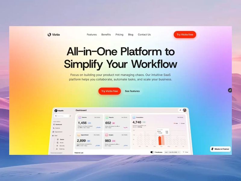 Professional SaaS website
