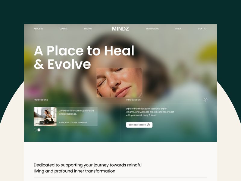Mindz - Wellness Website 