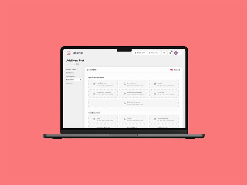 Real Estate SaaS Documents Upload