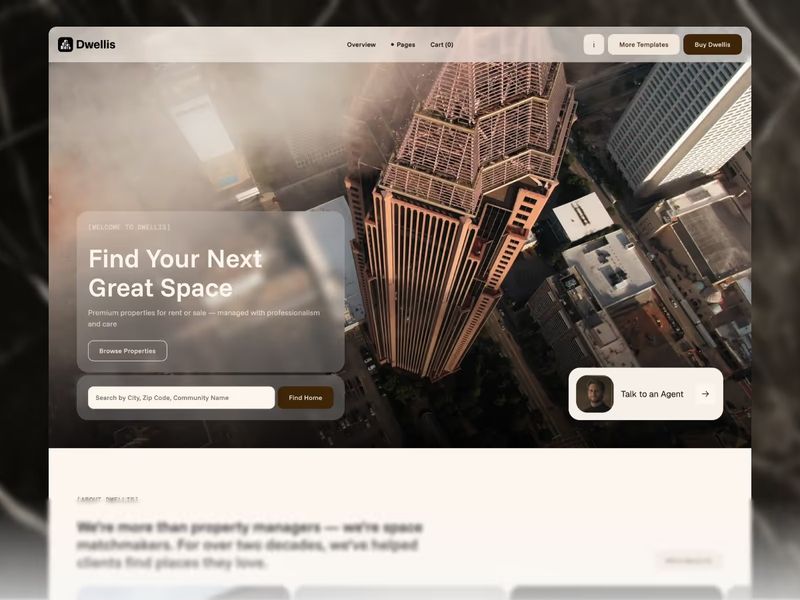 Dwellis - Webflow Ecommerce website template