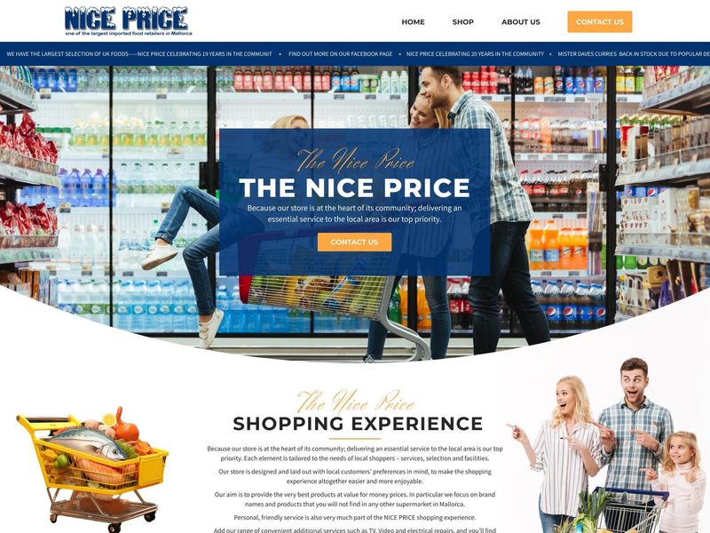 The Nice Price – Grocery E-Commerce UI Design