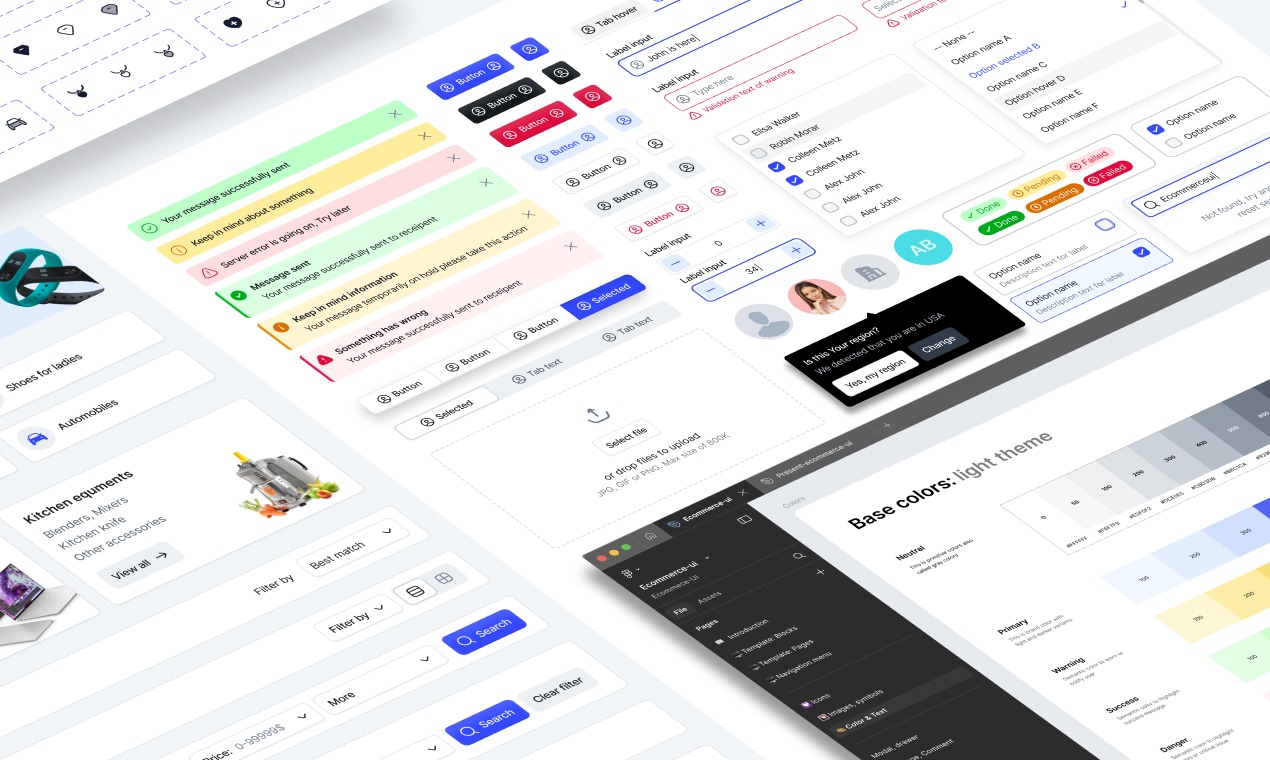 eCommerce Website Templates & UI Kit, Figma & Code Image 0