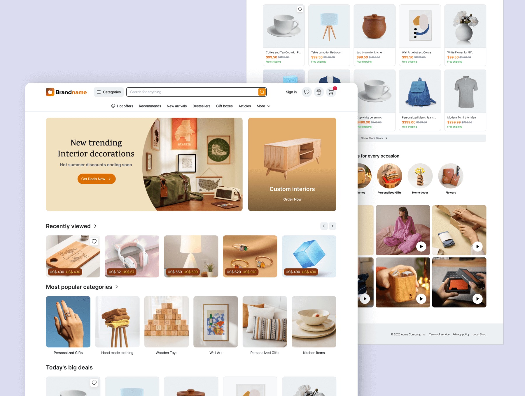 Marketplace UI Kit free download Image 1