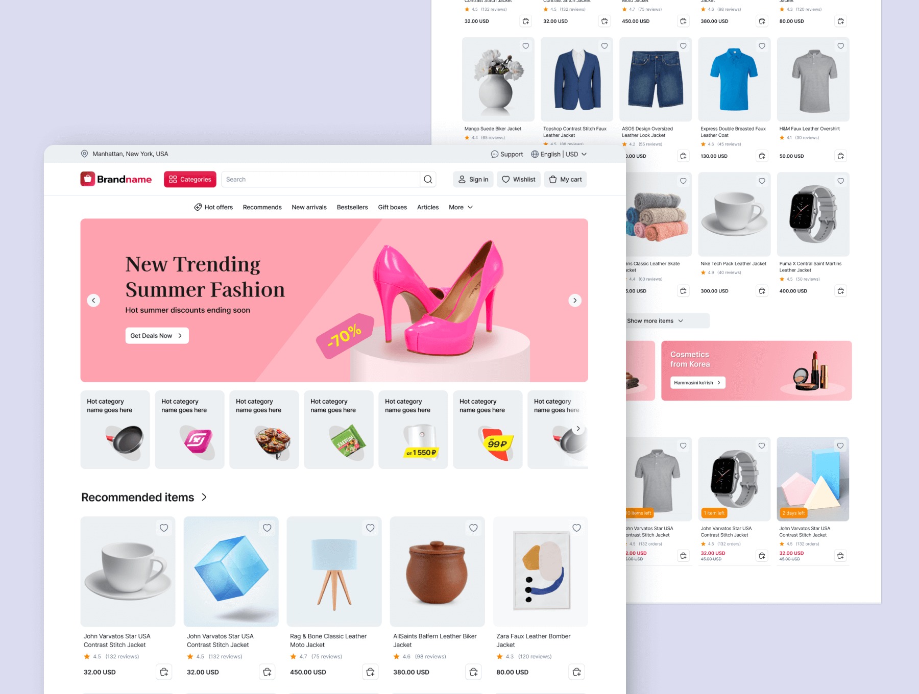 Marketplace UI Kit free download Image 2