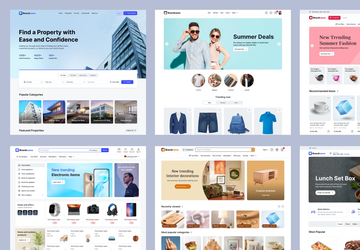 eCommerce Figma Design Library