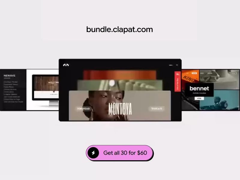 ClaPat Bundle - 30 Premium HTML Templates