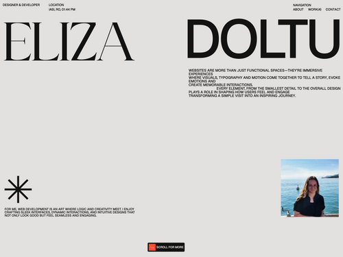 Eliza Doltu | Web Developer & Designer