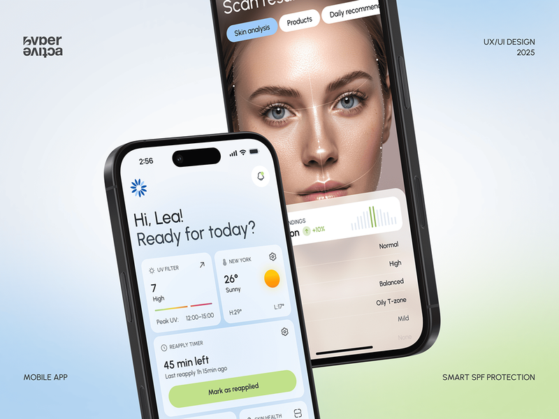 HYPERACTIVE | SUN PROTECTION | MOBILE APP