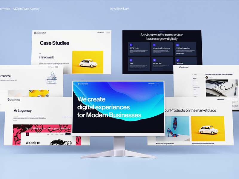 Digital Webflow Agency - UX Case Study