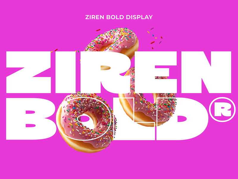 Ziren - Bold Font