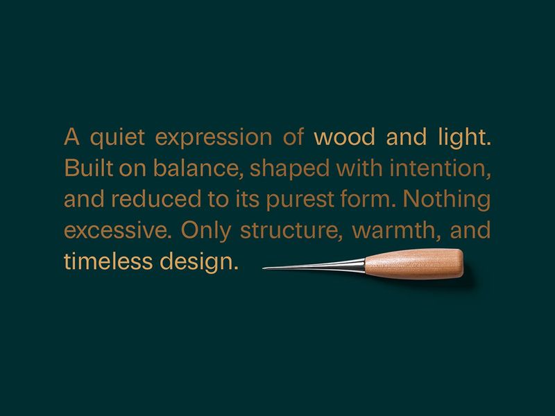 ANIA - Contemporary Wooden Furniture Brand Identity