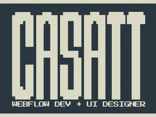 CASATT - Webflow Developer & Ux-Ui Designer