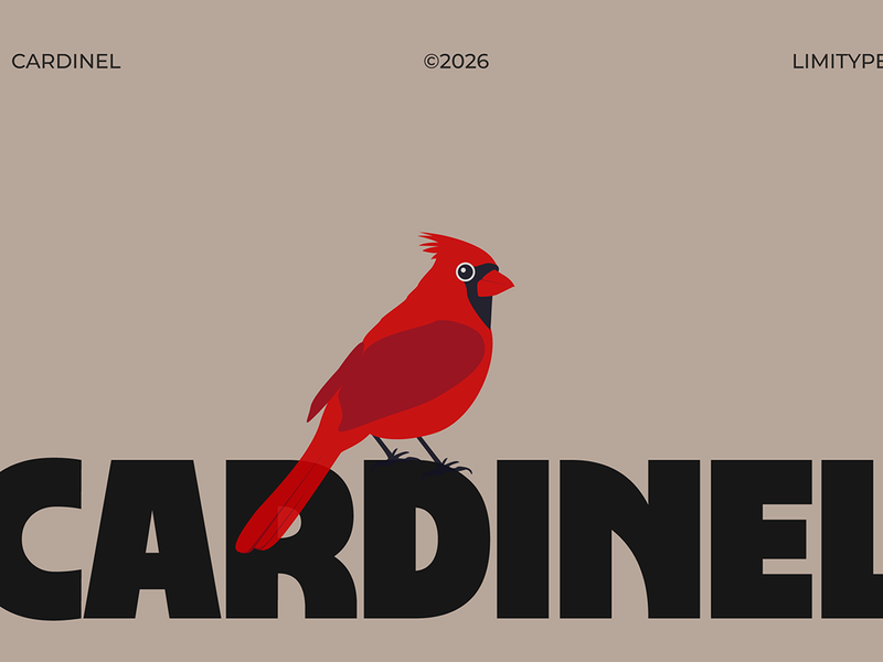 Cardinel - Bold Font