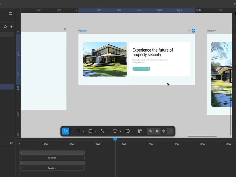 First try with  @figma  motion