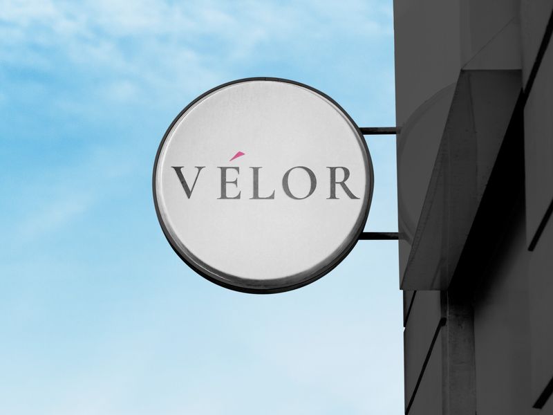 VÉLOR — Minimal Luxury Brand Signage Concept