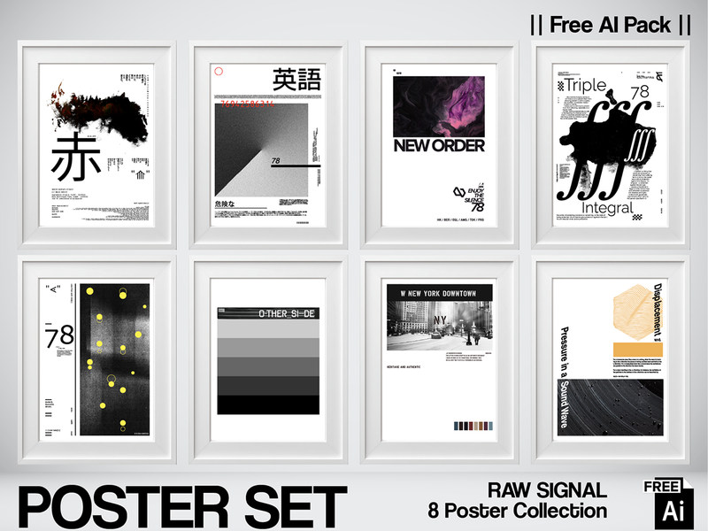 RAW SIGNAL - Experimental Typography and Mixed Media