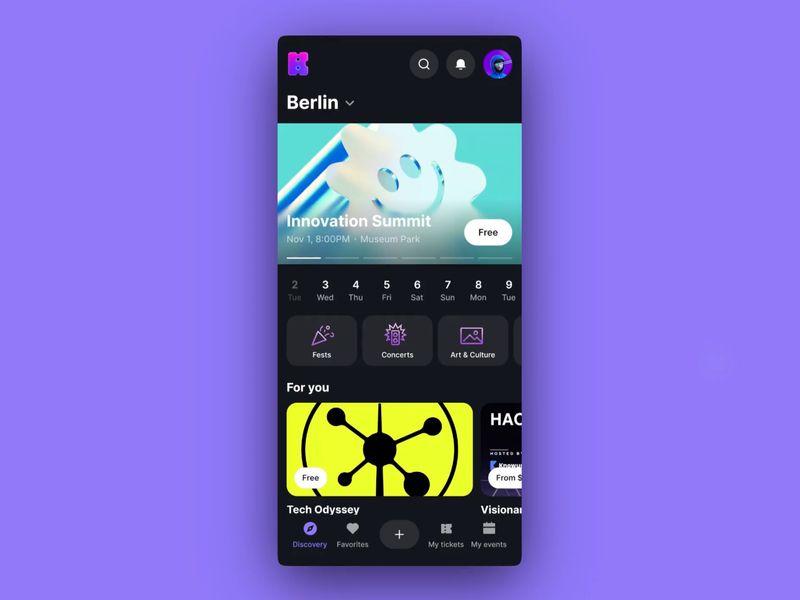 Discover. Create. Collect — A New Way to Explore Events