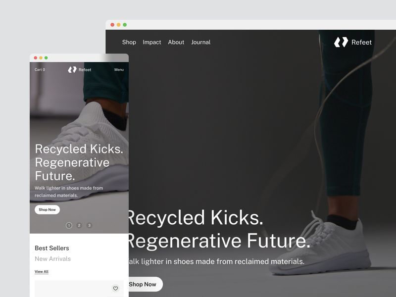 Refeet · E-commerce Website Template