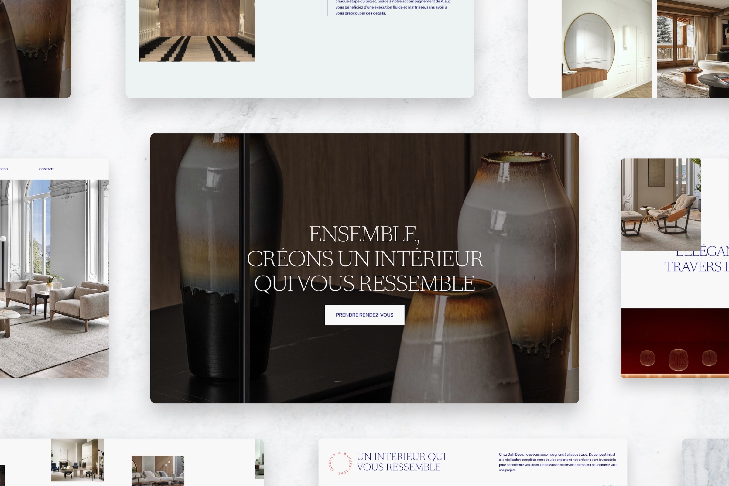 GALLI - Interior design website Image 5