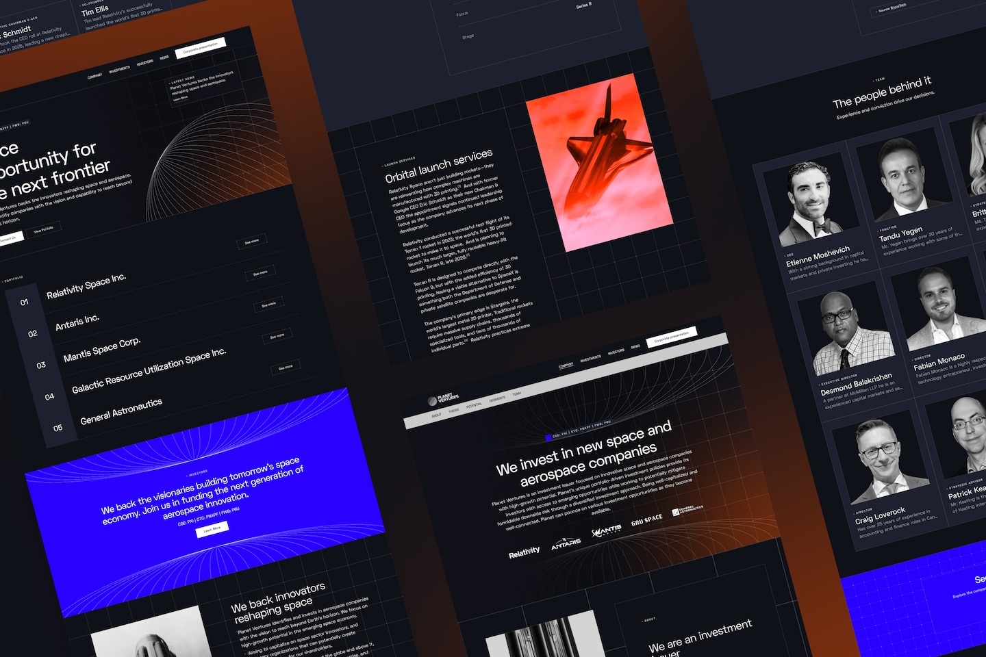 Planet Ventures - Branding & Website Image 1