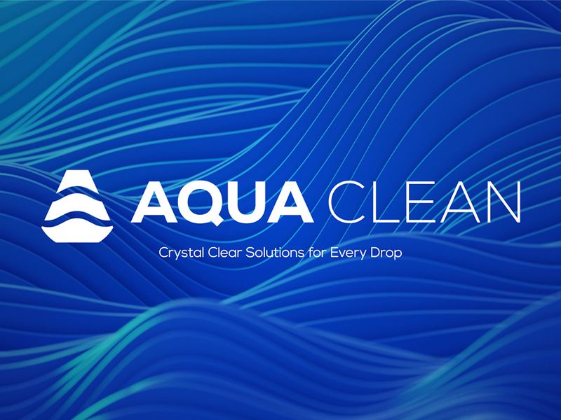 Aqua Clean - Logo Design #logodesign #water #cleaningsolution