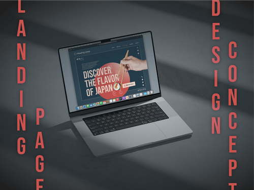 Hashirama sushi bar -Landing page concept