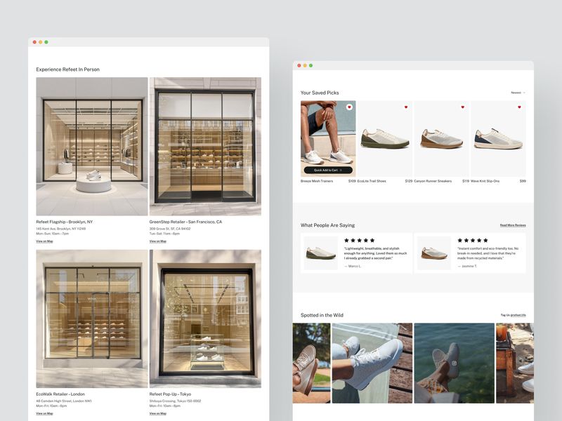Refeet · E-commerce Website Template